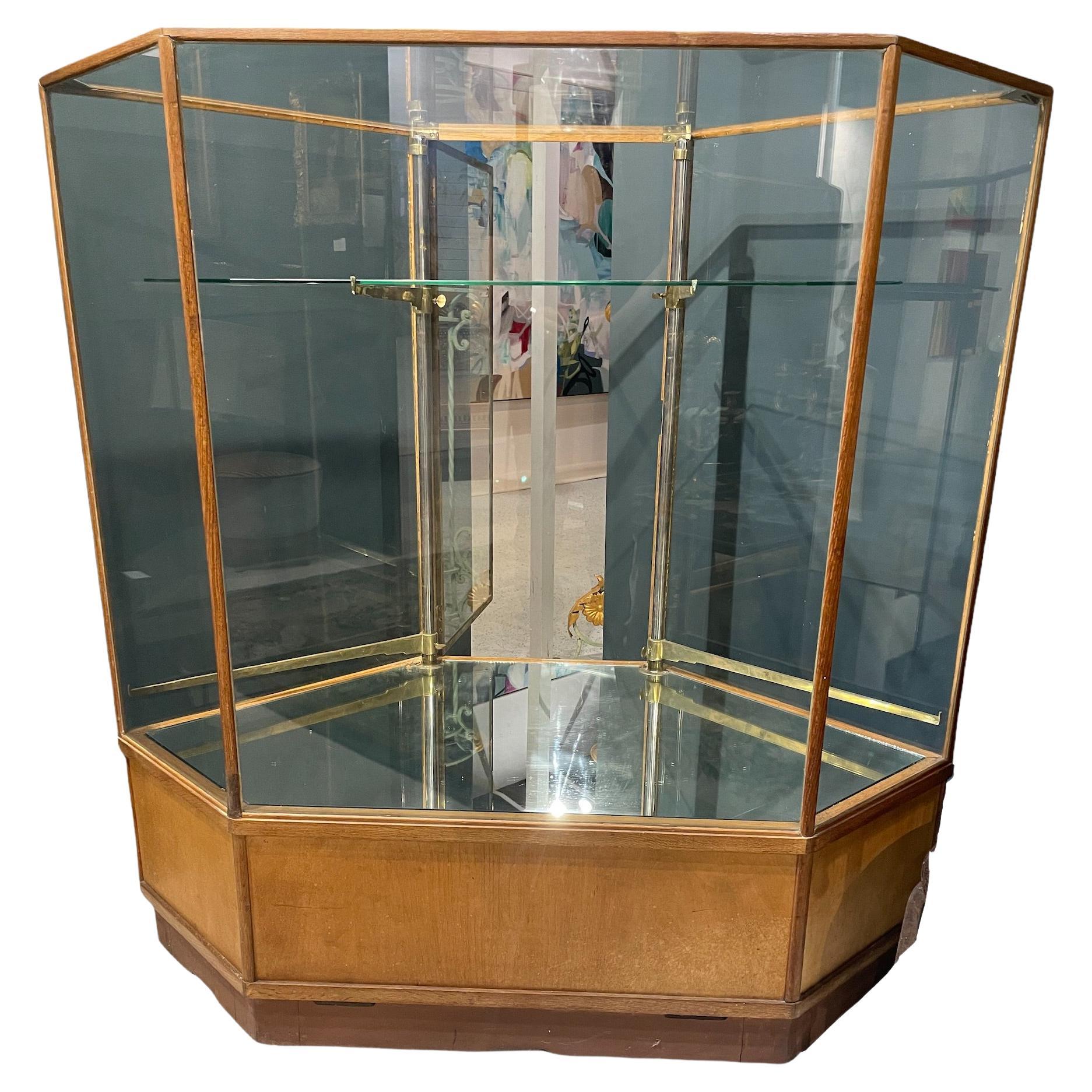 French 19th Century Display Showcase For Sale