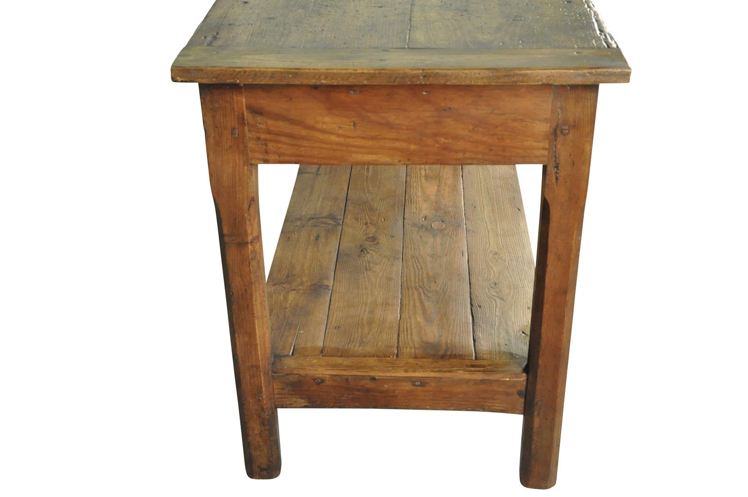 French 19th Century Draper's Table, Console 4