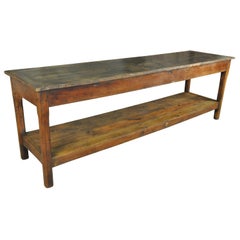 French 19th Century Draper's Table, Console
