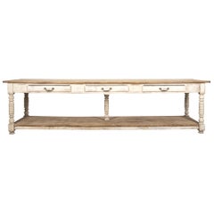 Antique French 19th Century Drapers Table