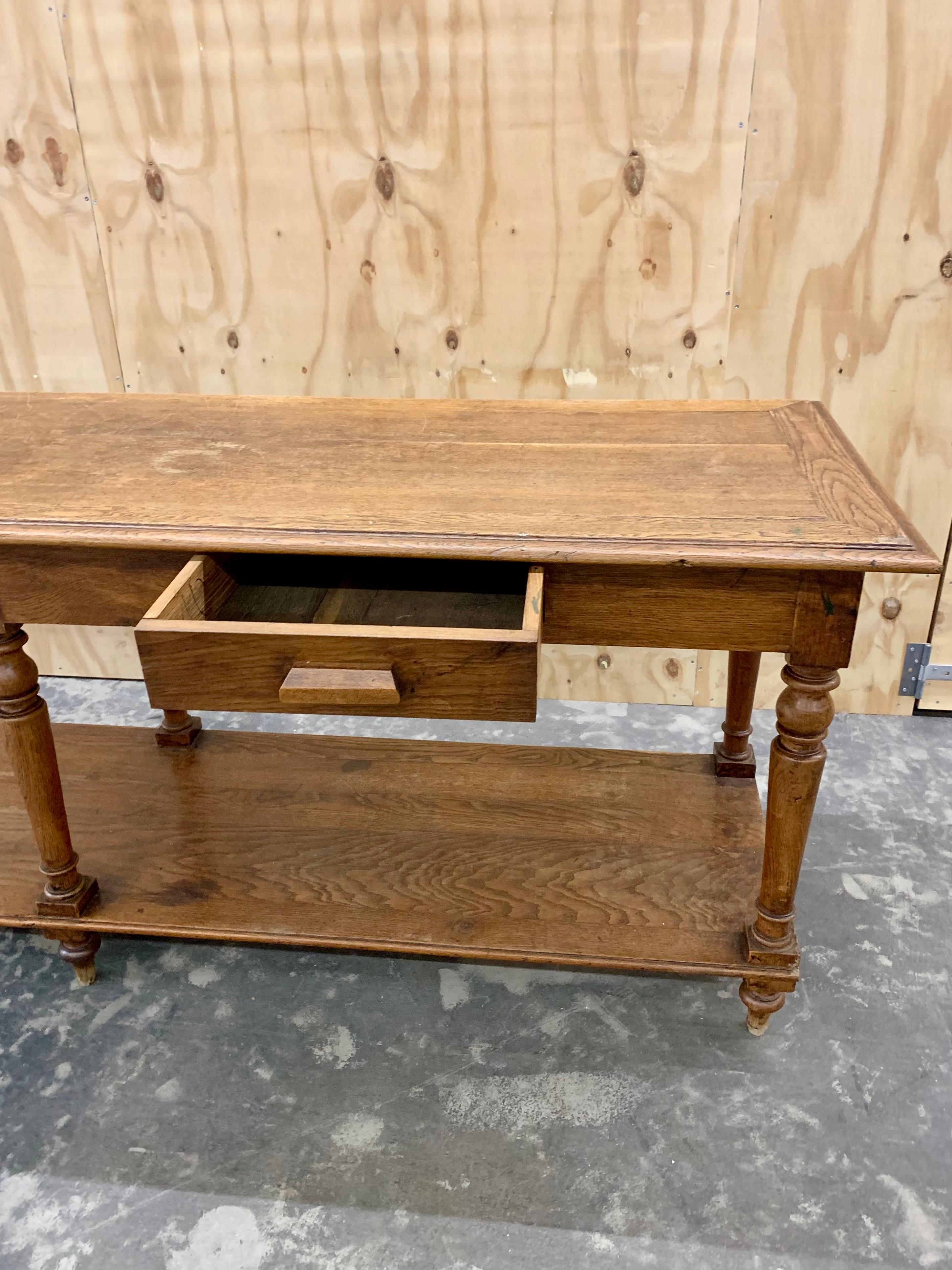 Oak French 19th Century Drapers Table - Table de Drapier