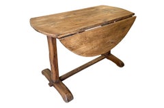 French 19th Century Drop Leaf Table
