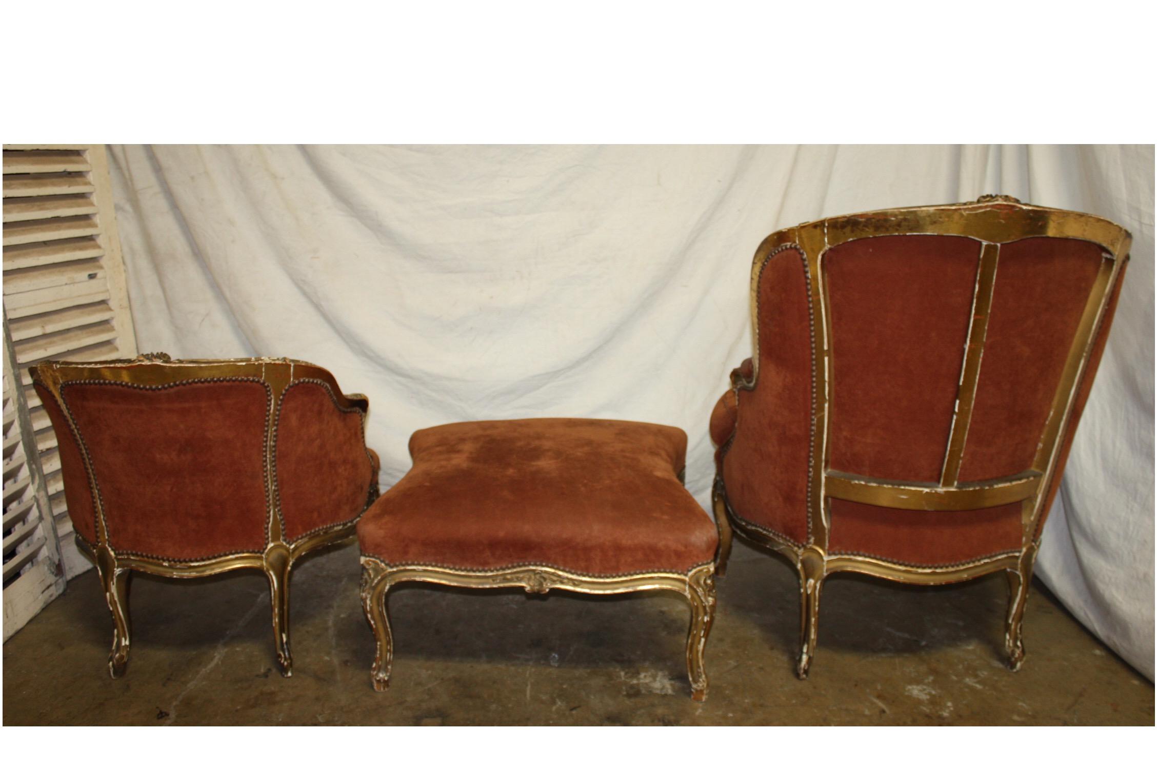 French 19th Century Duchesse Brisee For Sale 6