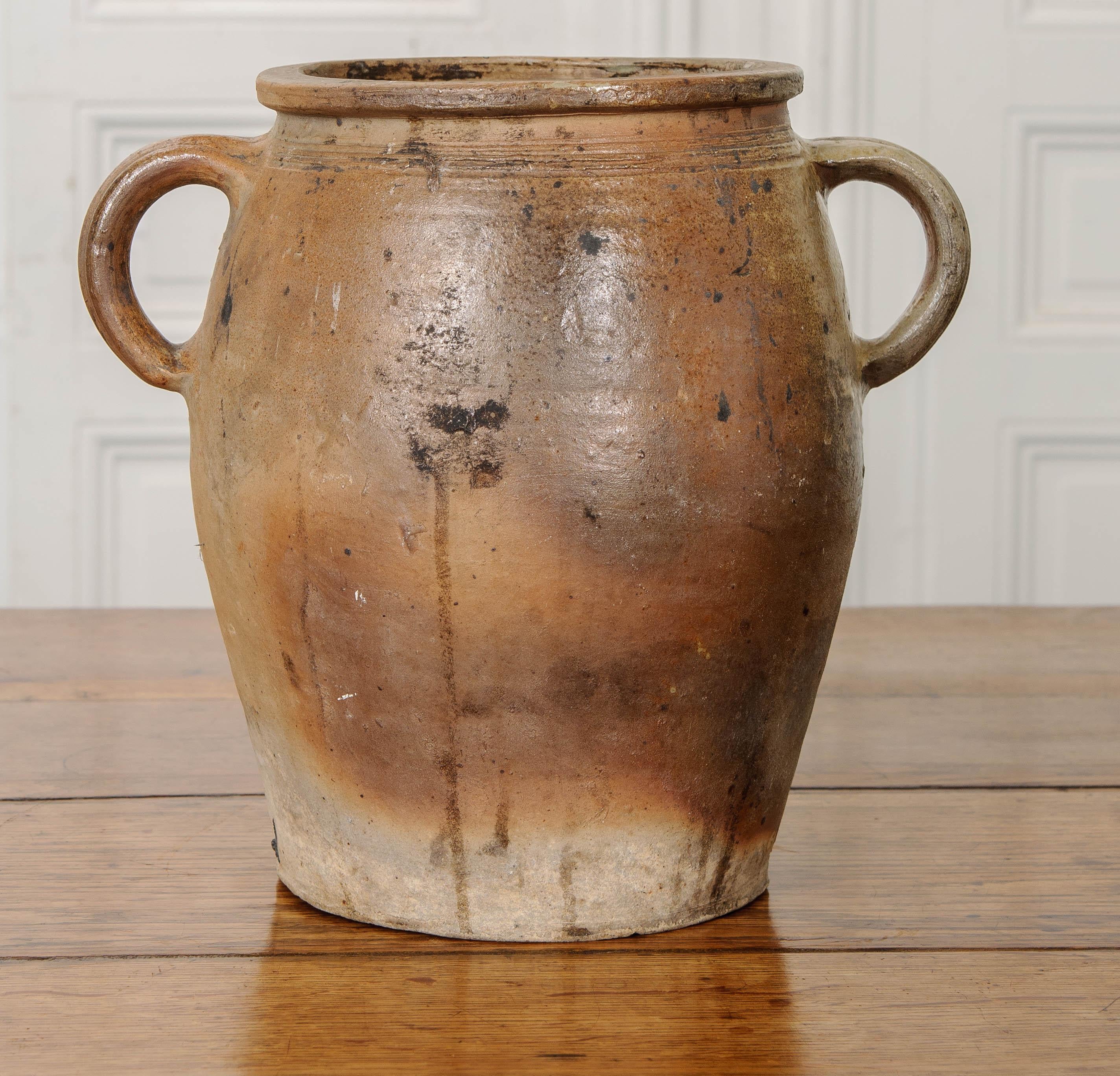 Other French 19th Century Earthenware Crock