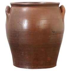 French 19th Century Earthenware Storage Jar