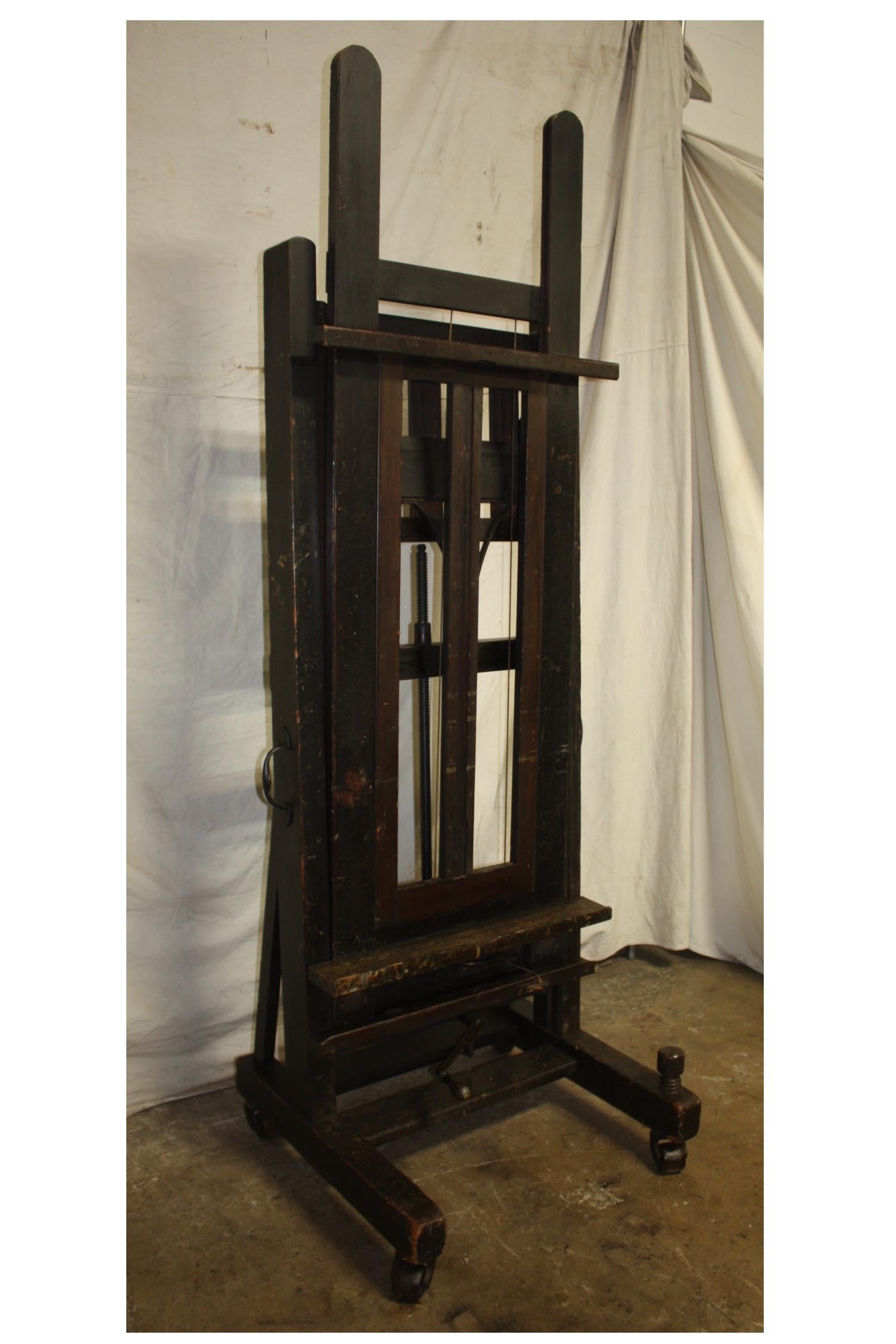 French 19th Century Easel 5