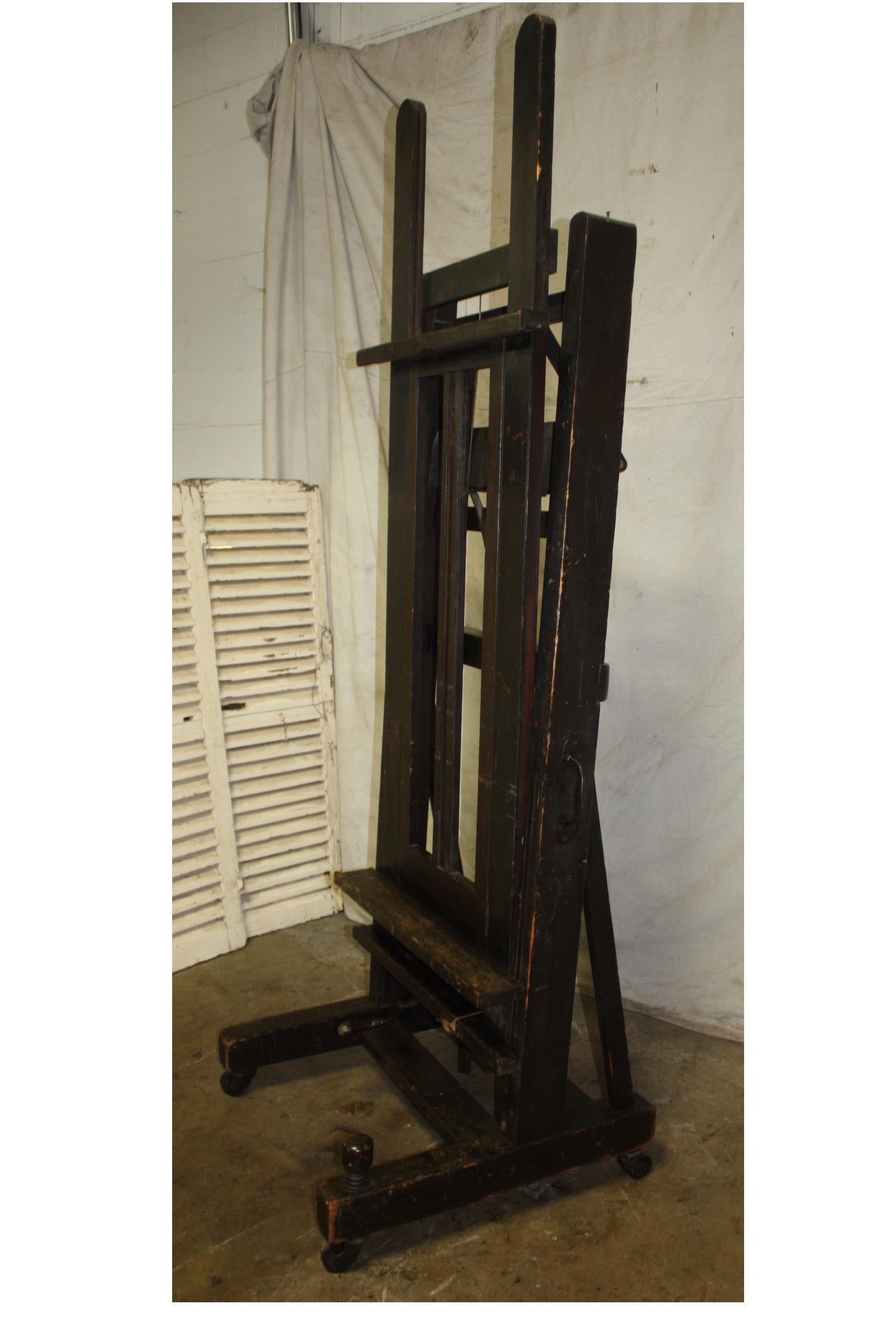 French 19th century easel.