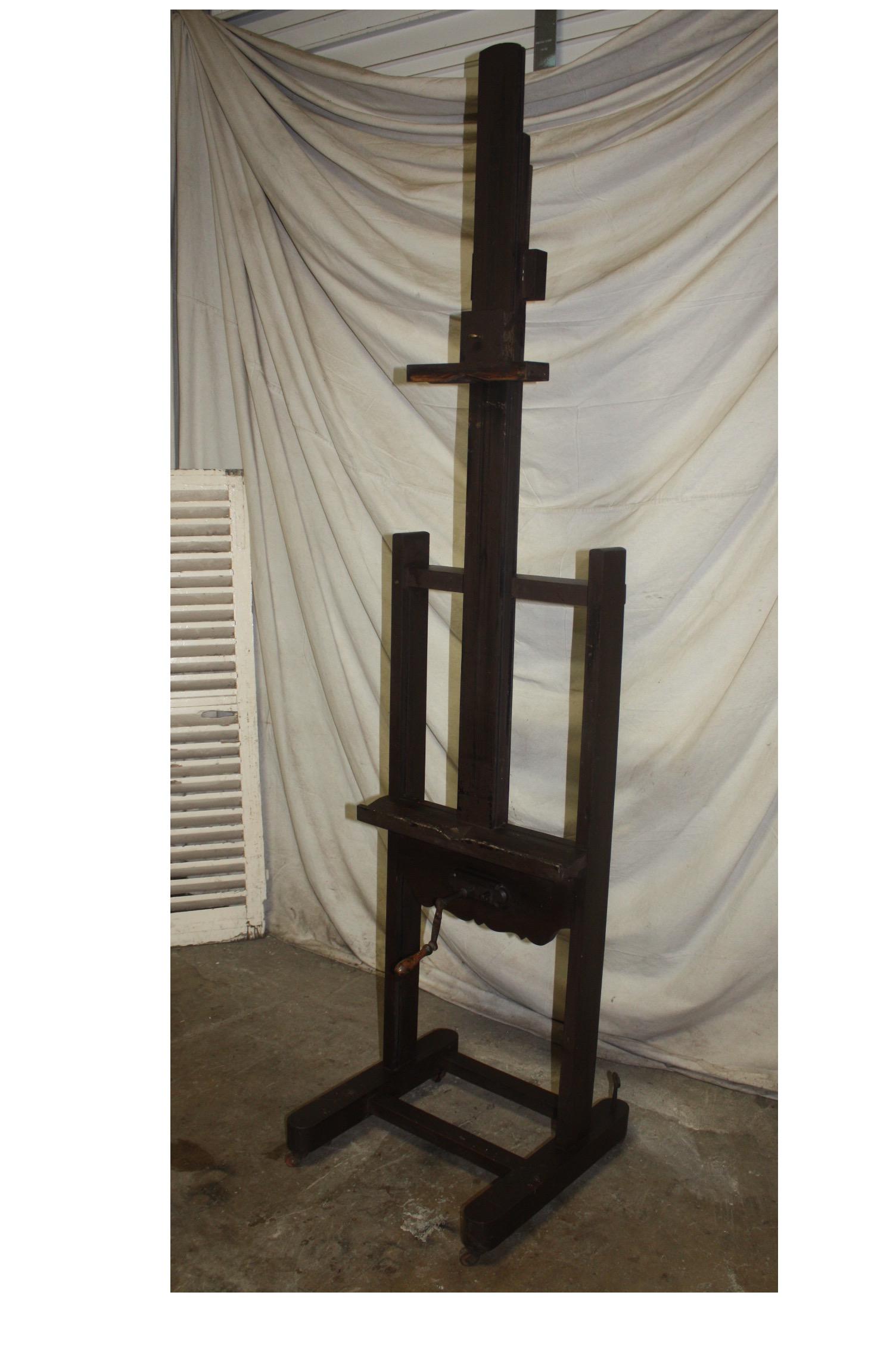 Painted French 19th Century Easel