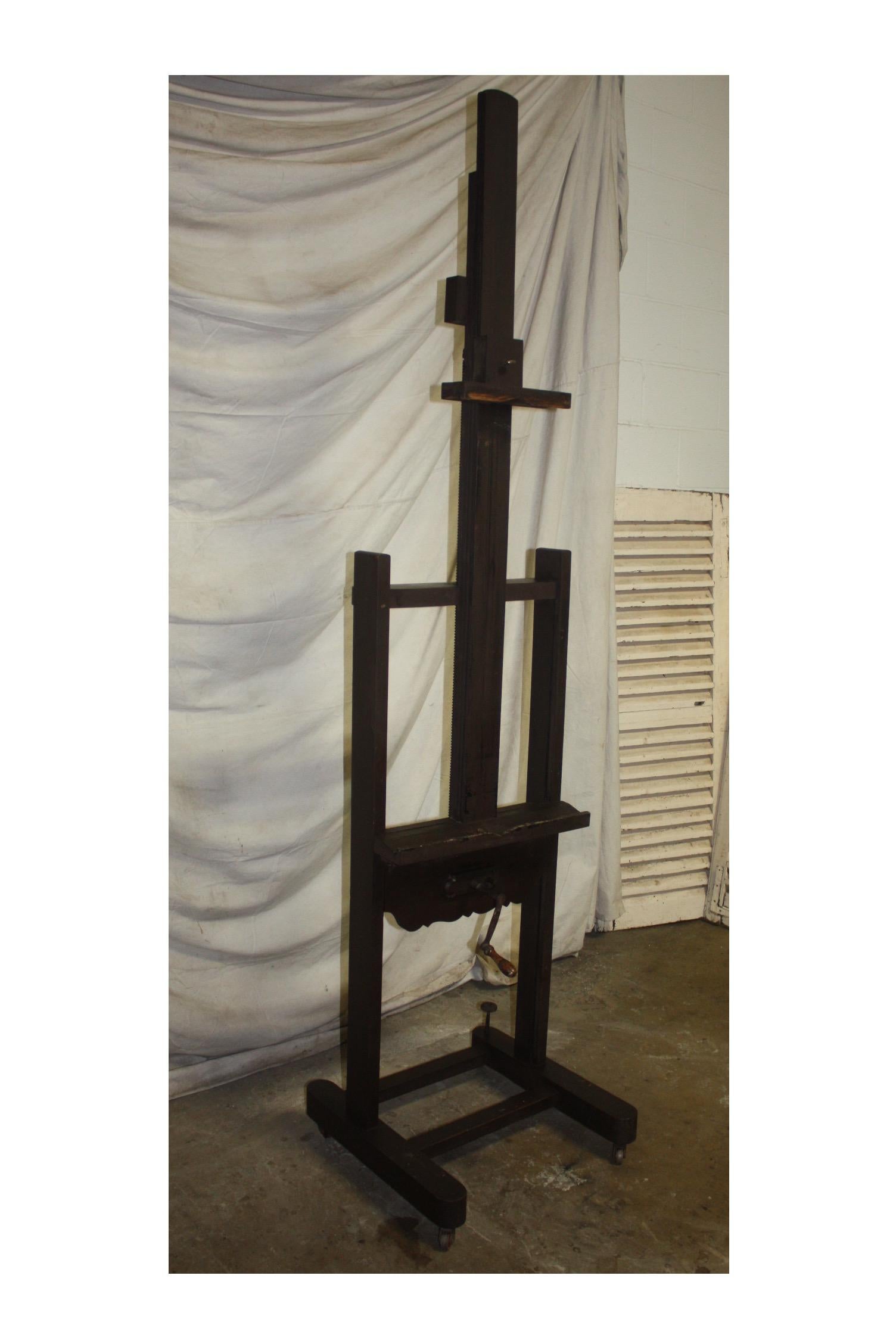 French 19th Century Easel In Good Condition In Stockbridge, GA