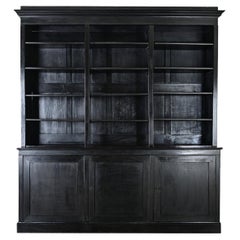 French 19th Century Ebonized Bibliotheque