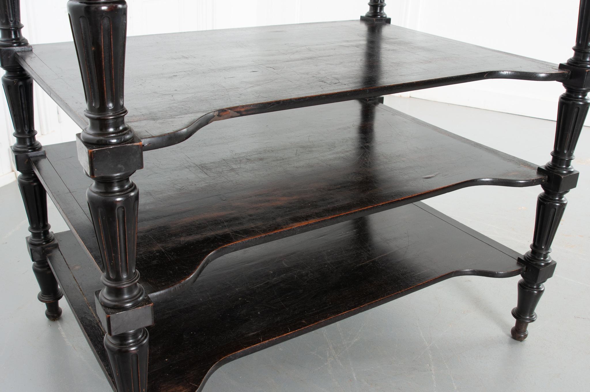 French 19th Century Ebonized Drafting Table 2