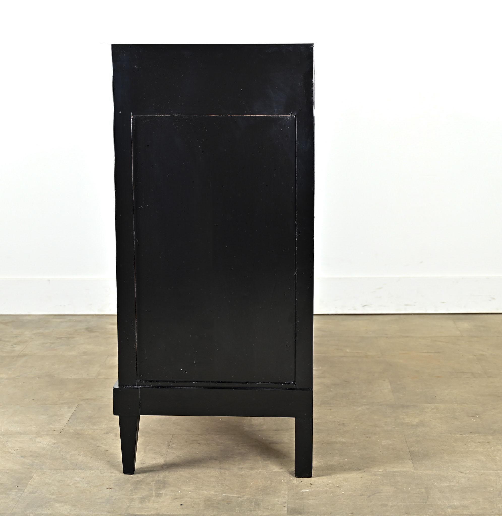 French 19th Century Ebonized Enfilade For Sale 4