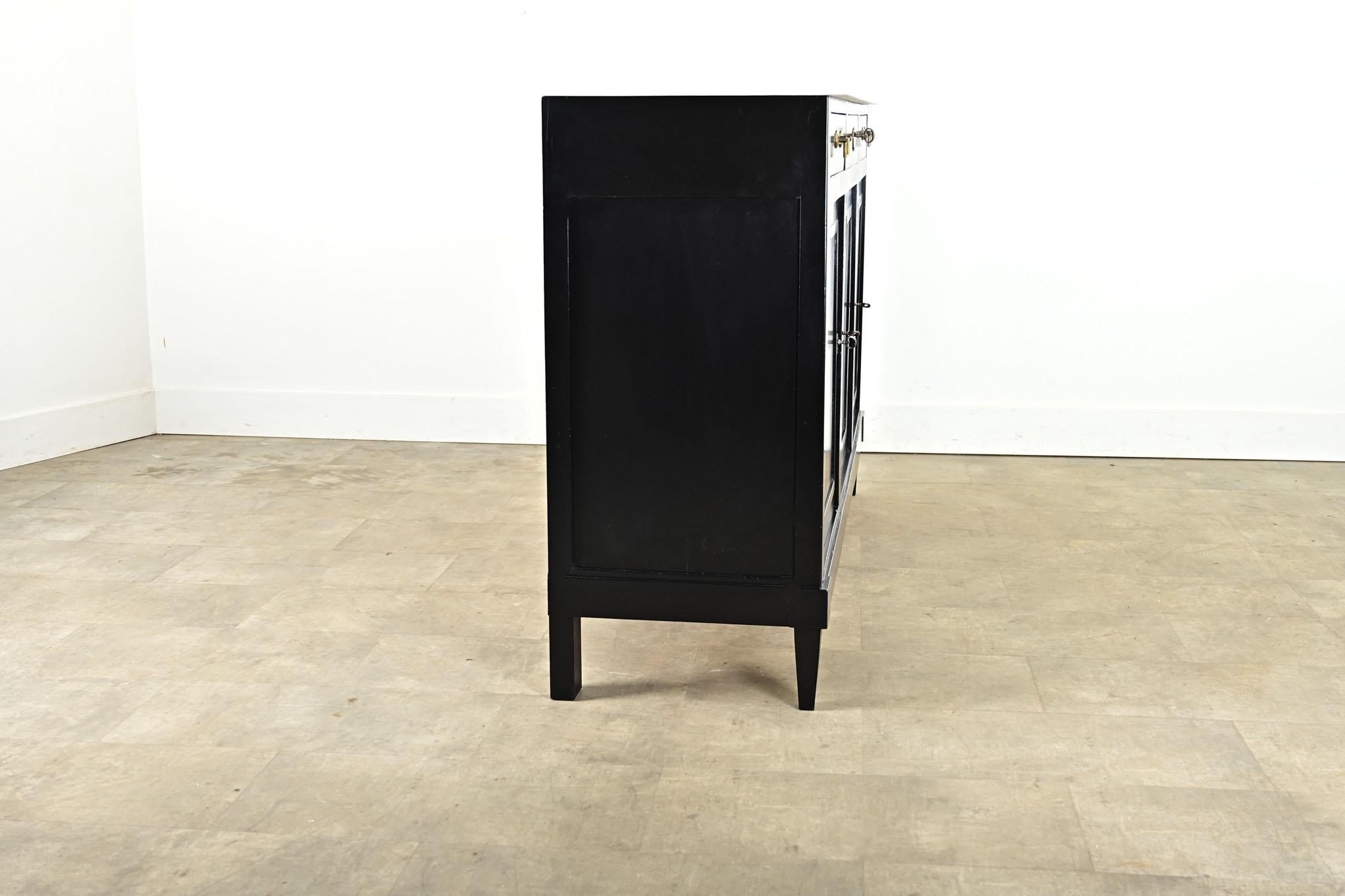French 19th Century Ebonized Enfilade For Sale 6