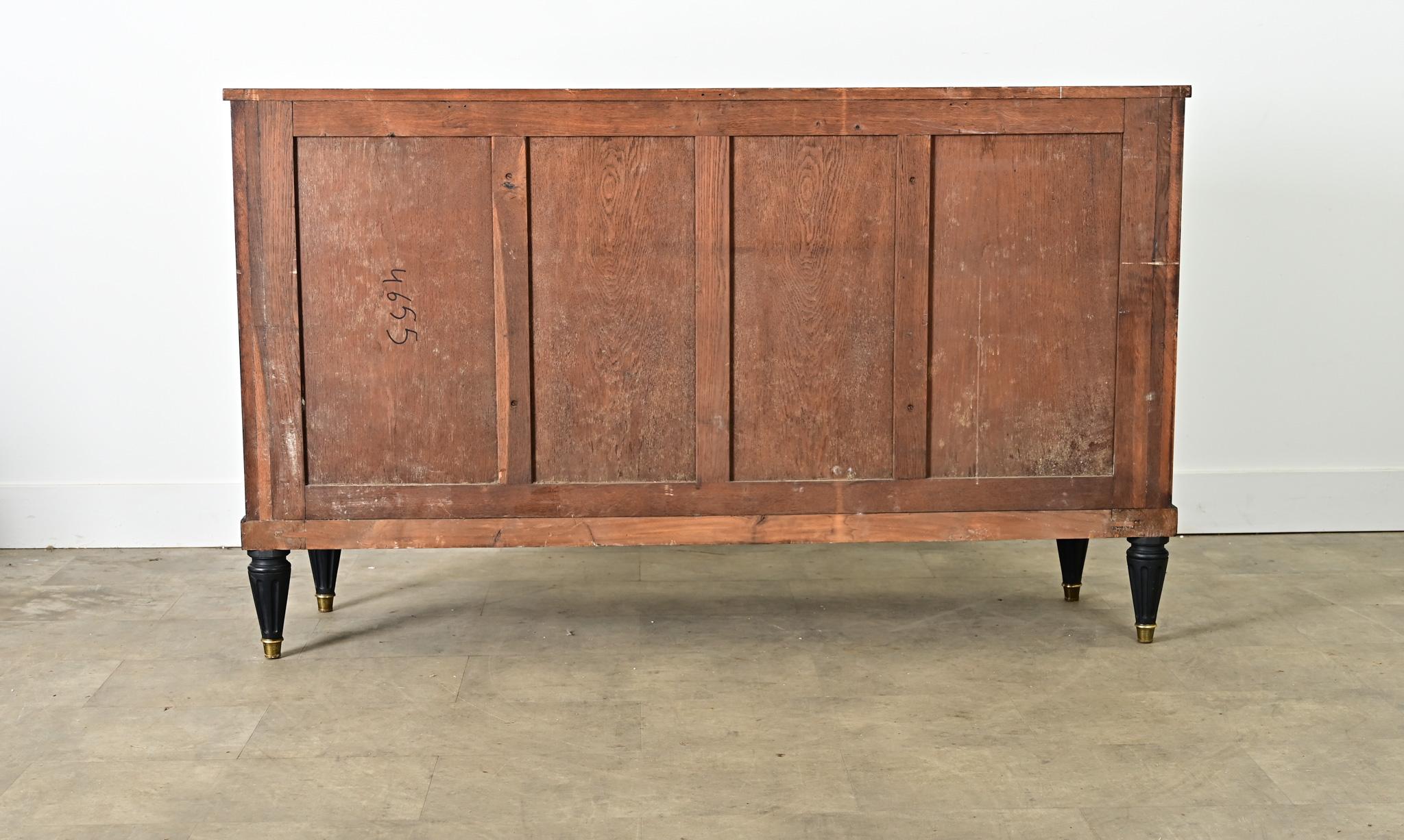 Enfilade française du 19ème siècle ébonisée de style Louis XVI en vente 7