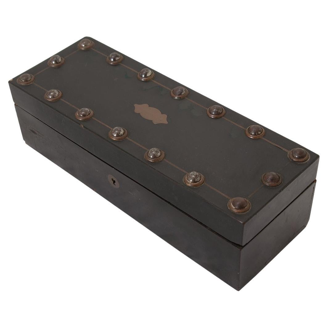 French 19th Century Ebonized Glove Box