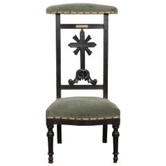 French 19th Century Ebonized Prie Dieu