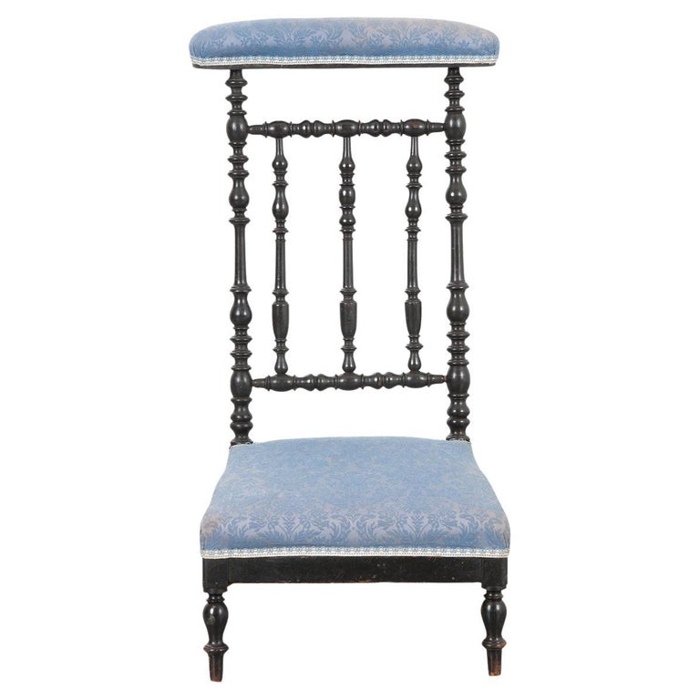 French 19th Century Ebonized Prie Dieu at 1stDibs