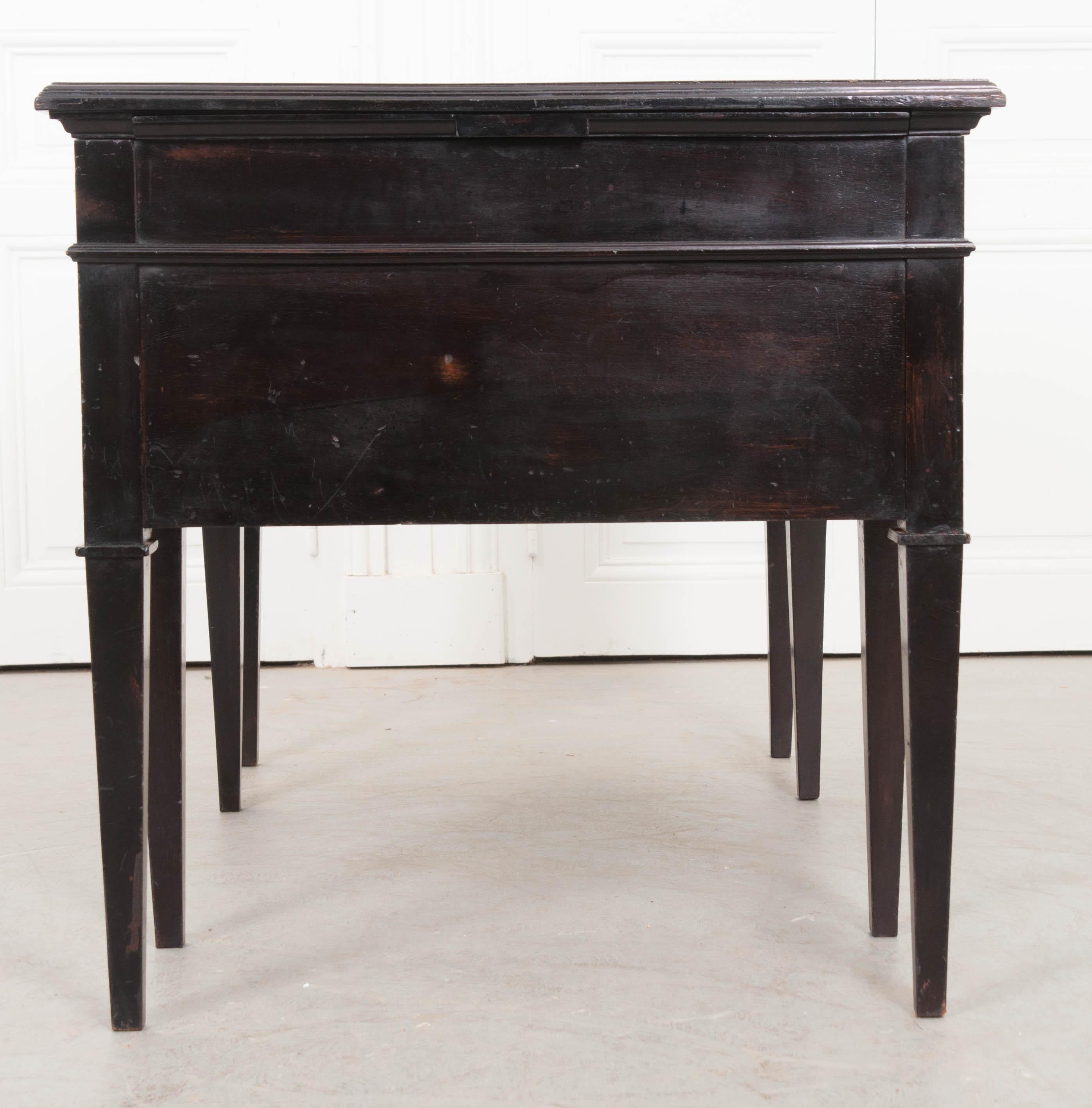 French 19th Century Ebonized Directoire-Style Desk 6