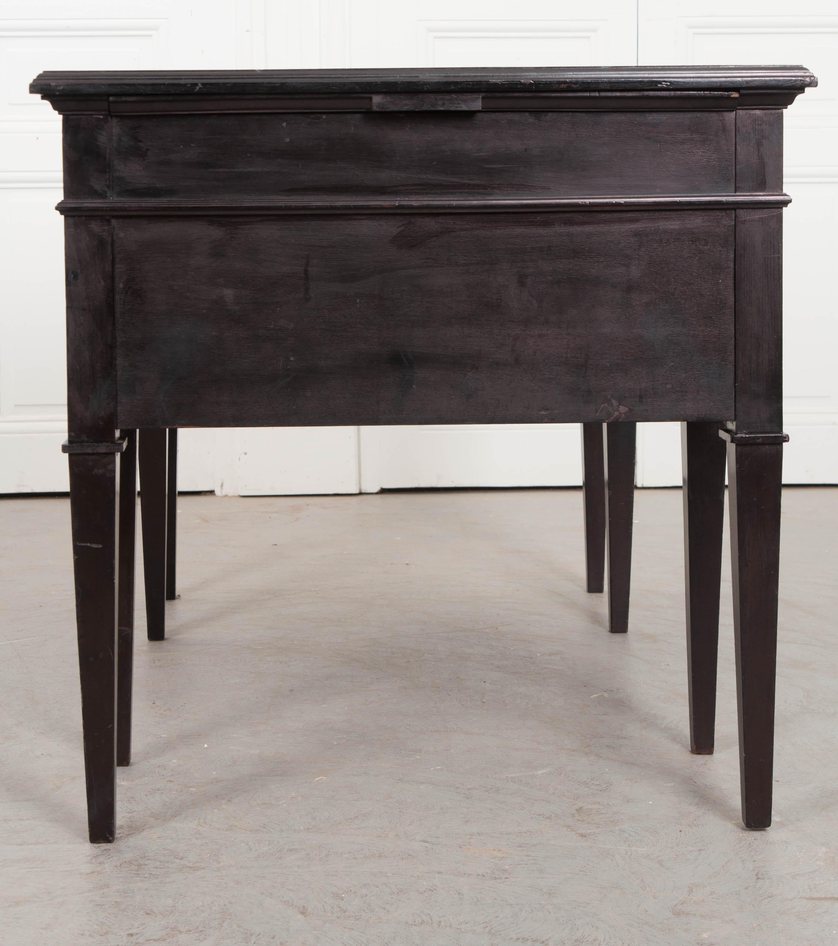 French 19th Century Ebonized Directoire-Style Desk 5