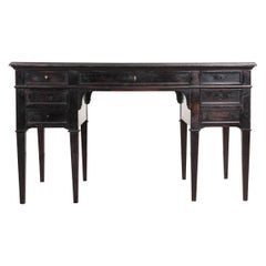 French 19th Century Ebonized Directoire-Style Desk French 19th Century Ebonized Directoire-Style Desk