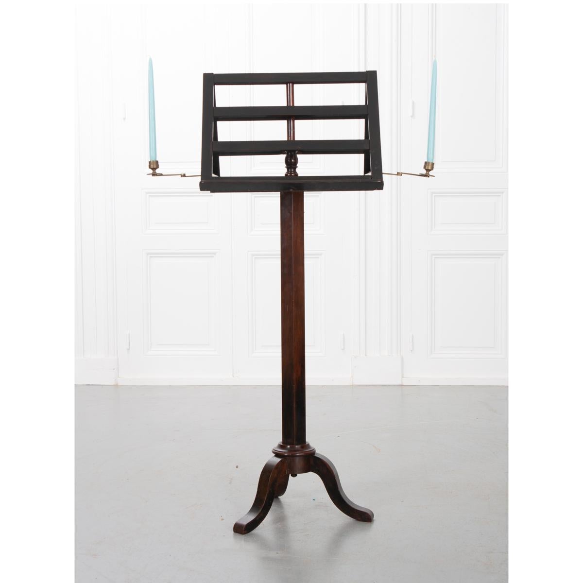 French 19th Century Ebony Duet Music Stand 6