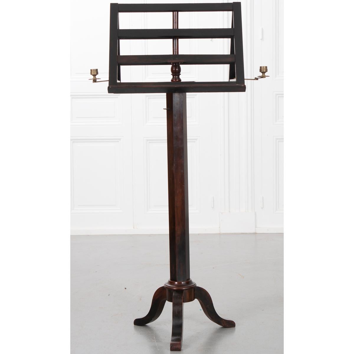 French 19th Century Ebony Duet Music Stand 7