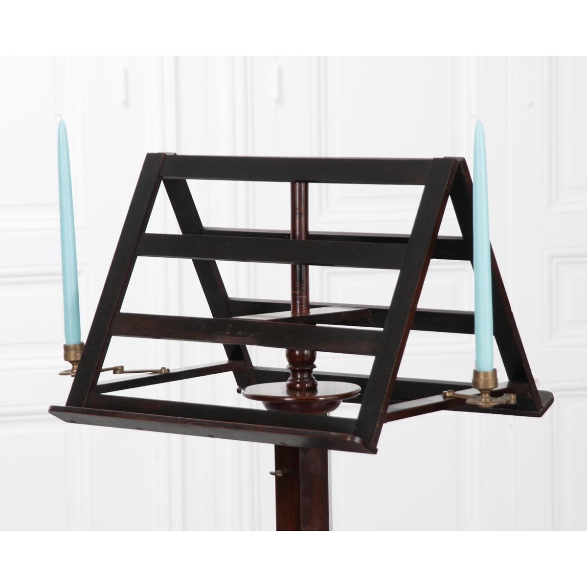 French 19th Century Ebony Duet Music Stand 2