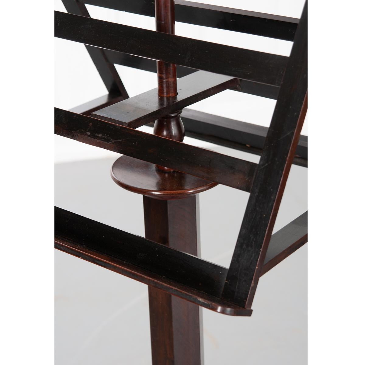 French 19th Century Ebony Duet Music Stand 4