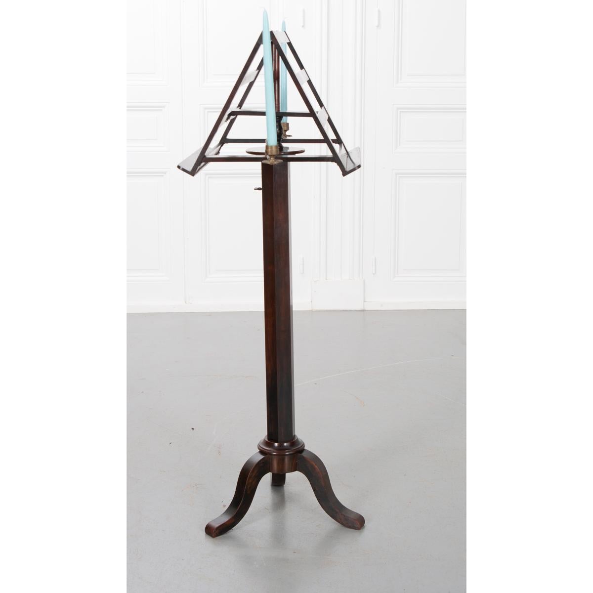French 19th Century Ebony Duet Music Stand 5