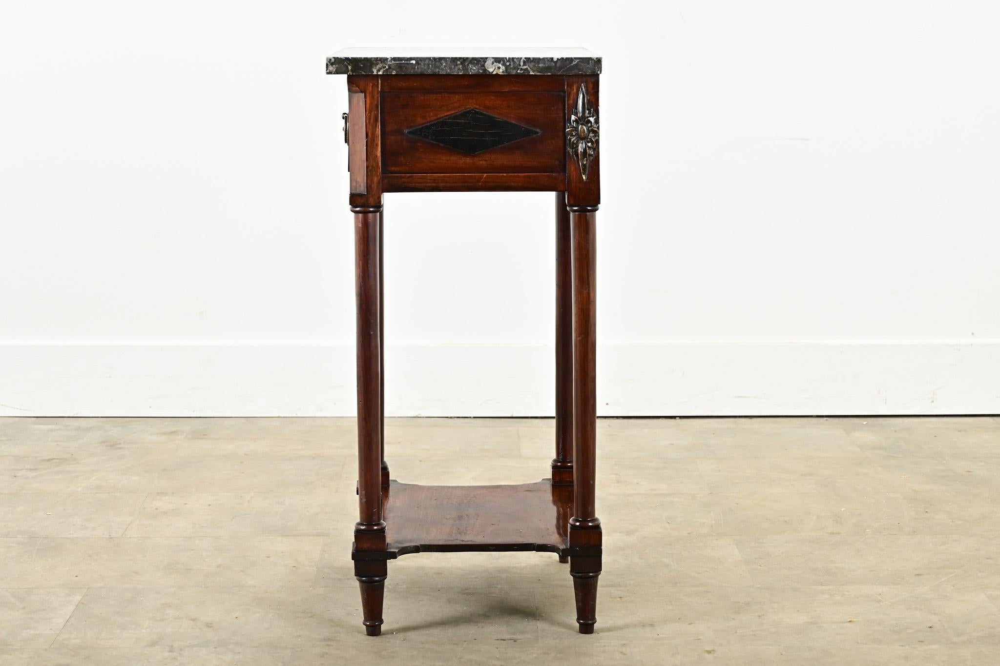 French 19th Century Empire Bedside Table For Sale 7
