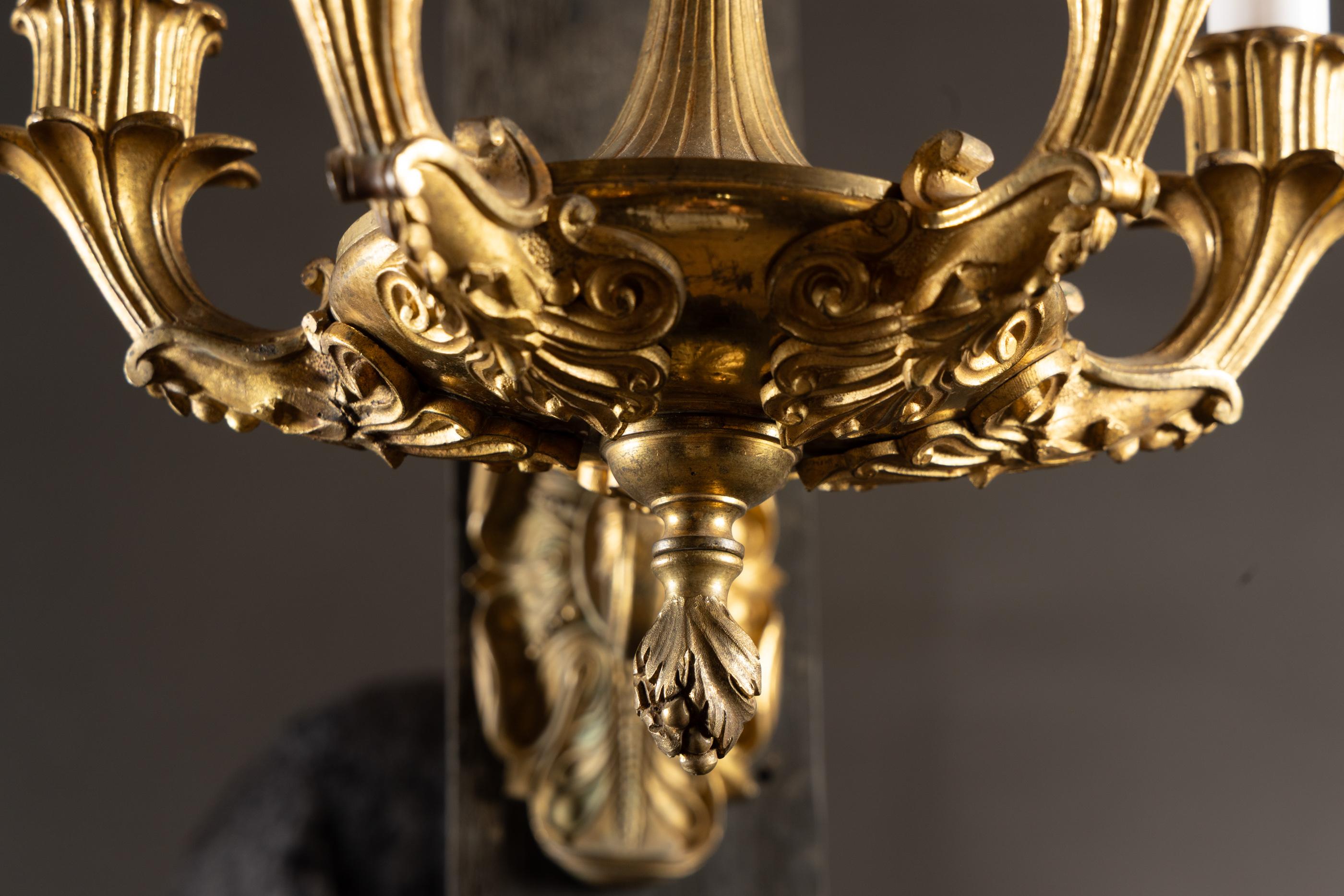 Bronze Applique simple en bronze d'Ore de style Empire du XIXe siècle en vente