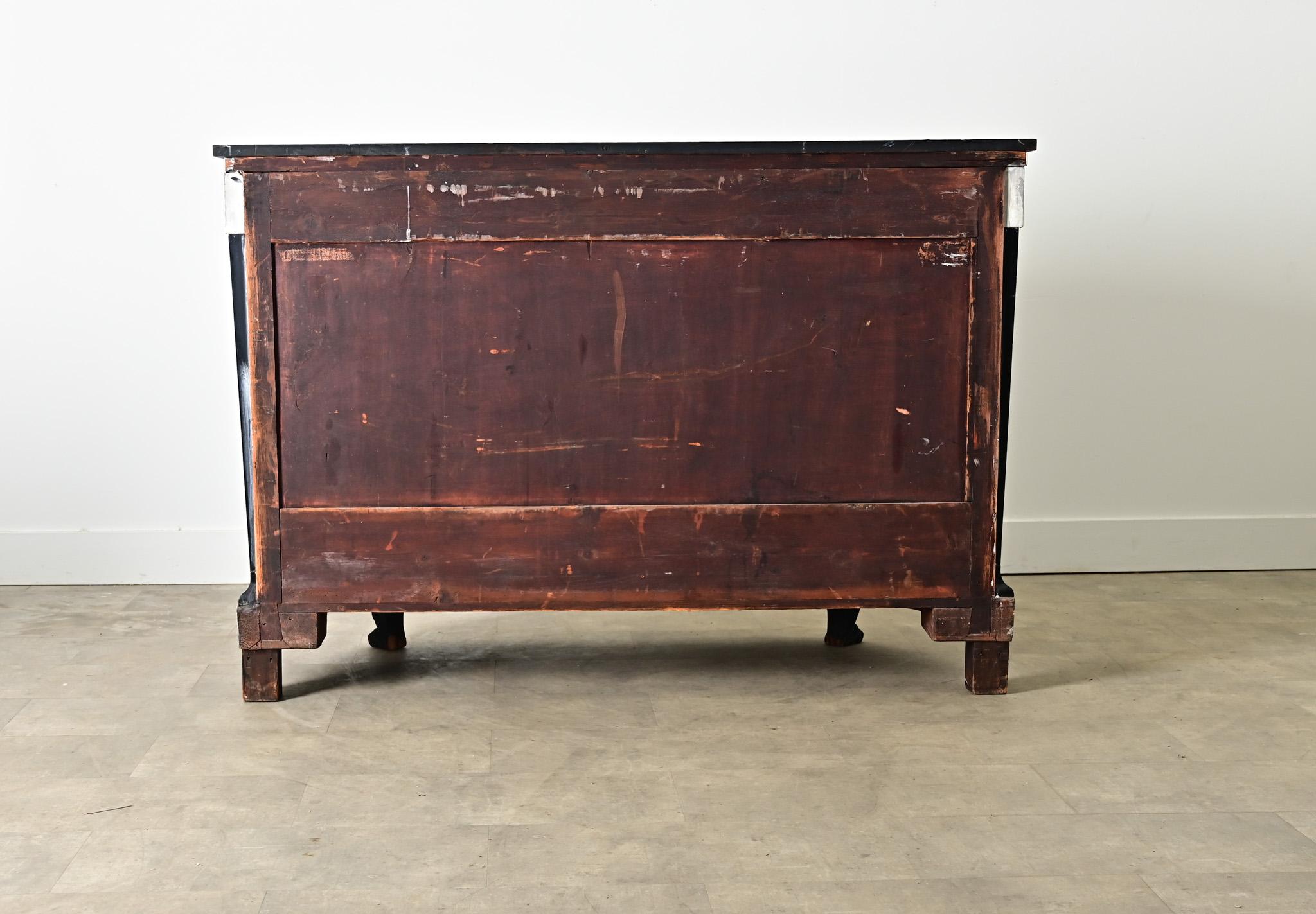 French 19th Century Empire Buffet in Recent Paint For Sale 4