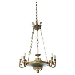 Antique French 19th Century Empire Chandelier