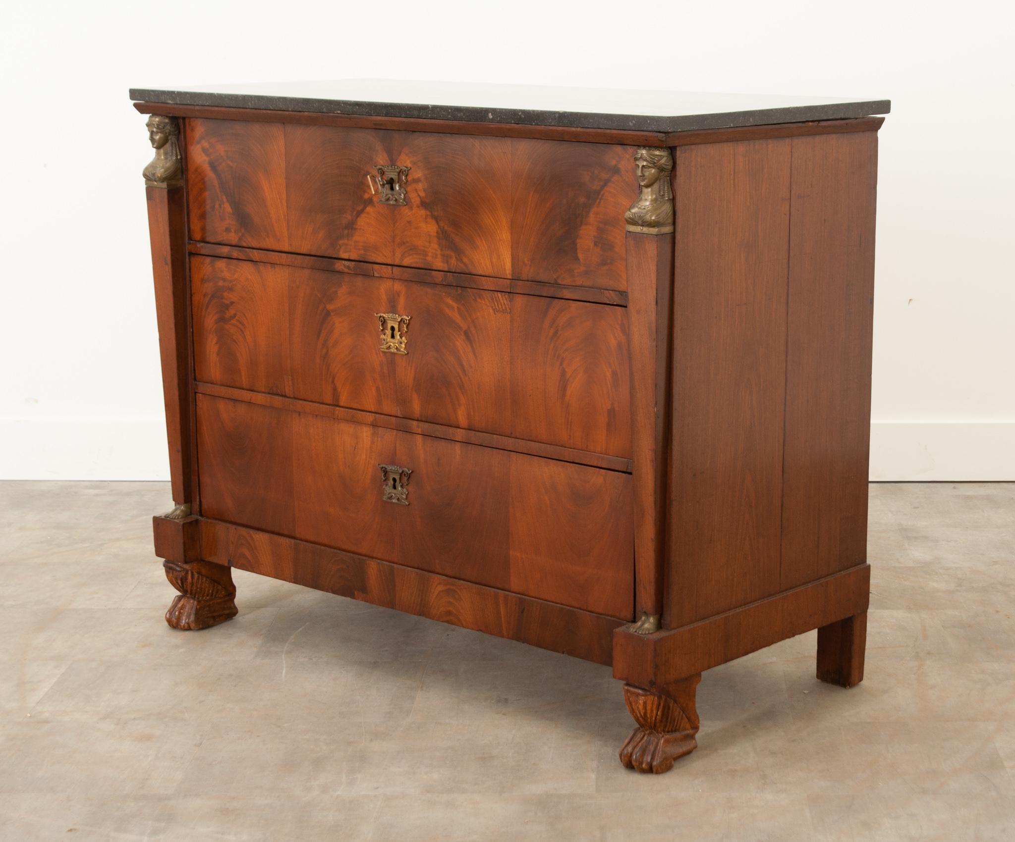 French, 19th Century Empire Commode 5