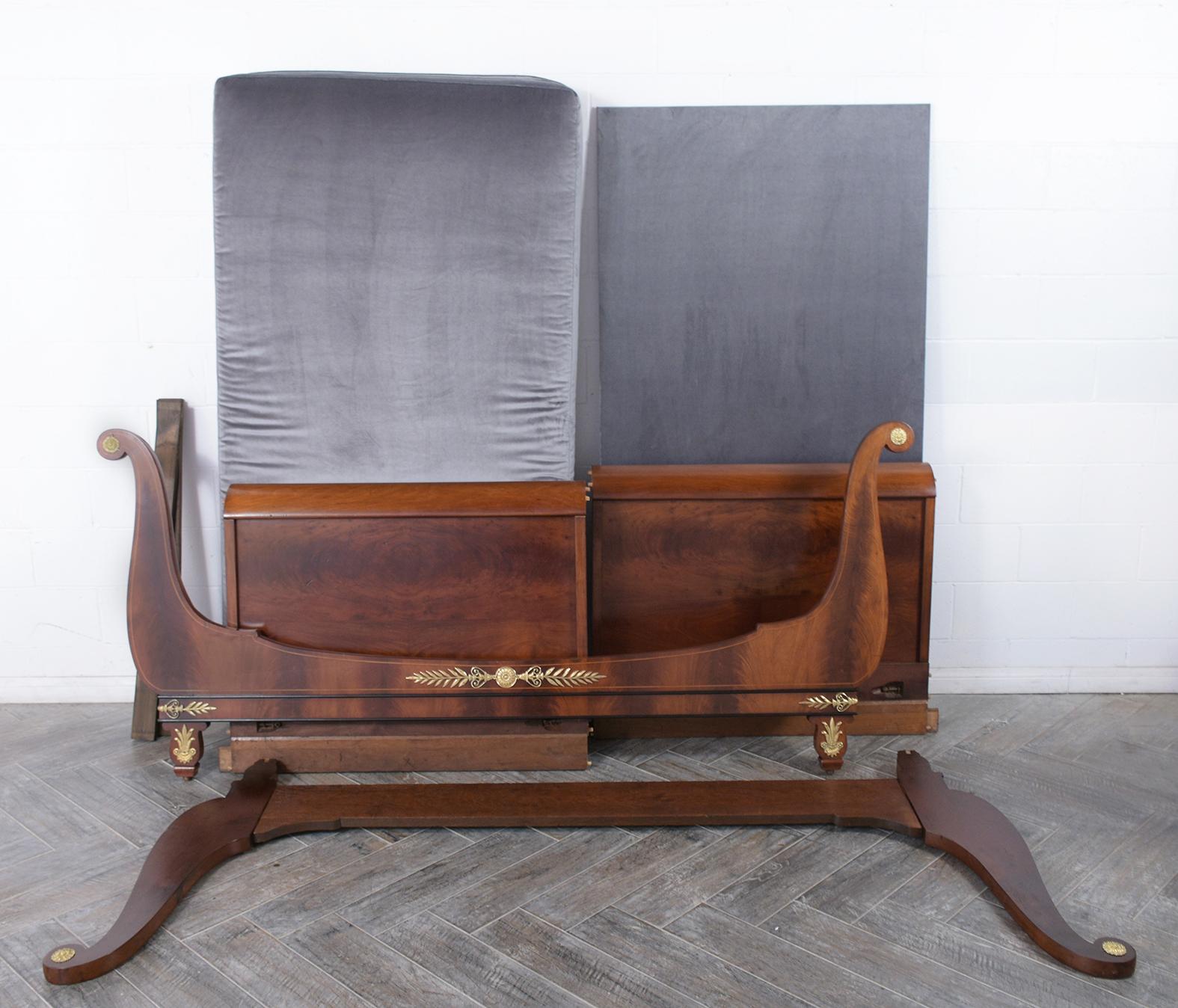 French 19th Century Empire Daybed 8