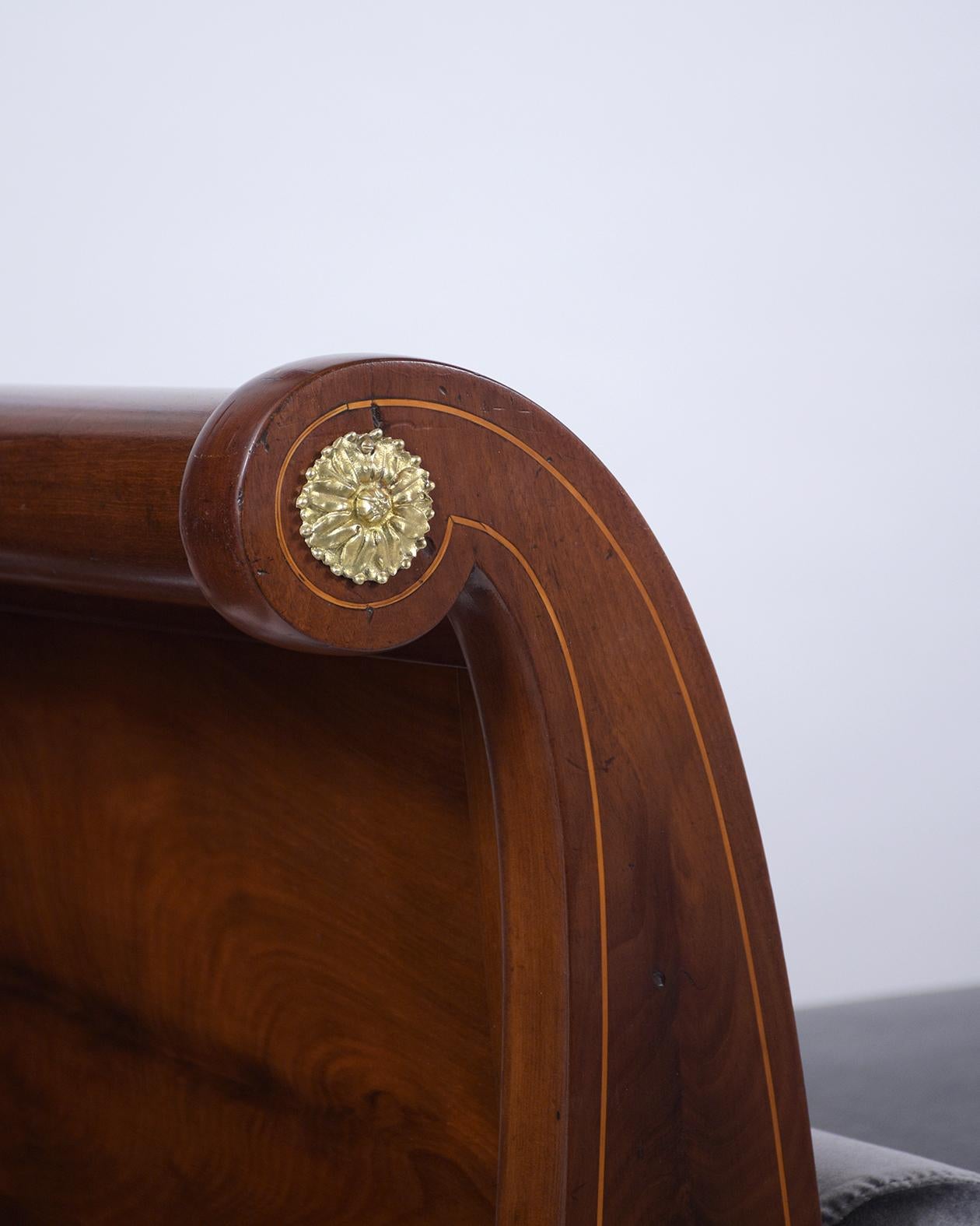 Upholstery French 19th Century Empire Daybed