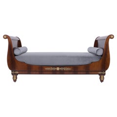 Antique French 19th Century Empire Daybed