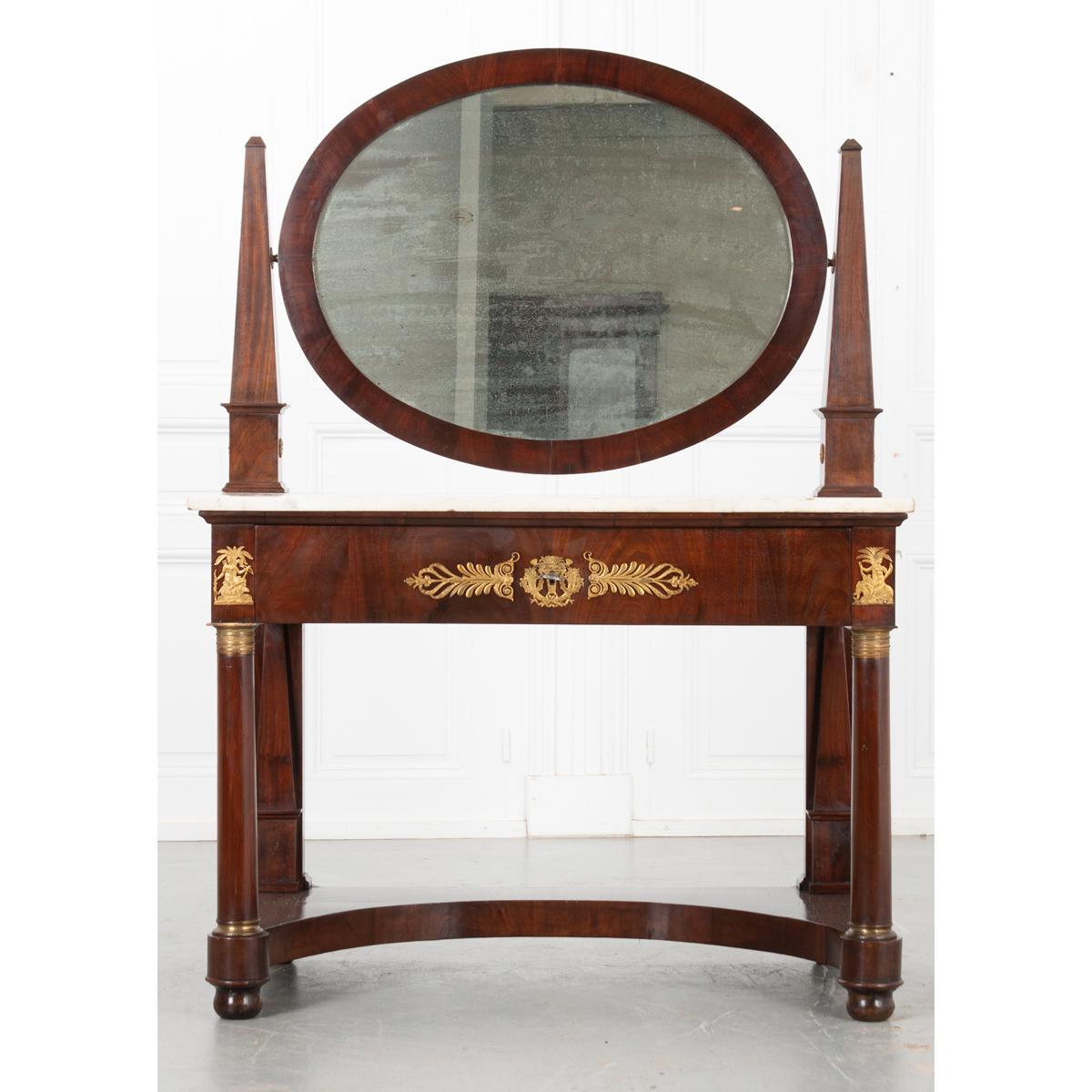 French 19th Century Empire Dressing Table For Sale 1