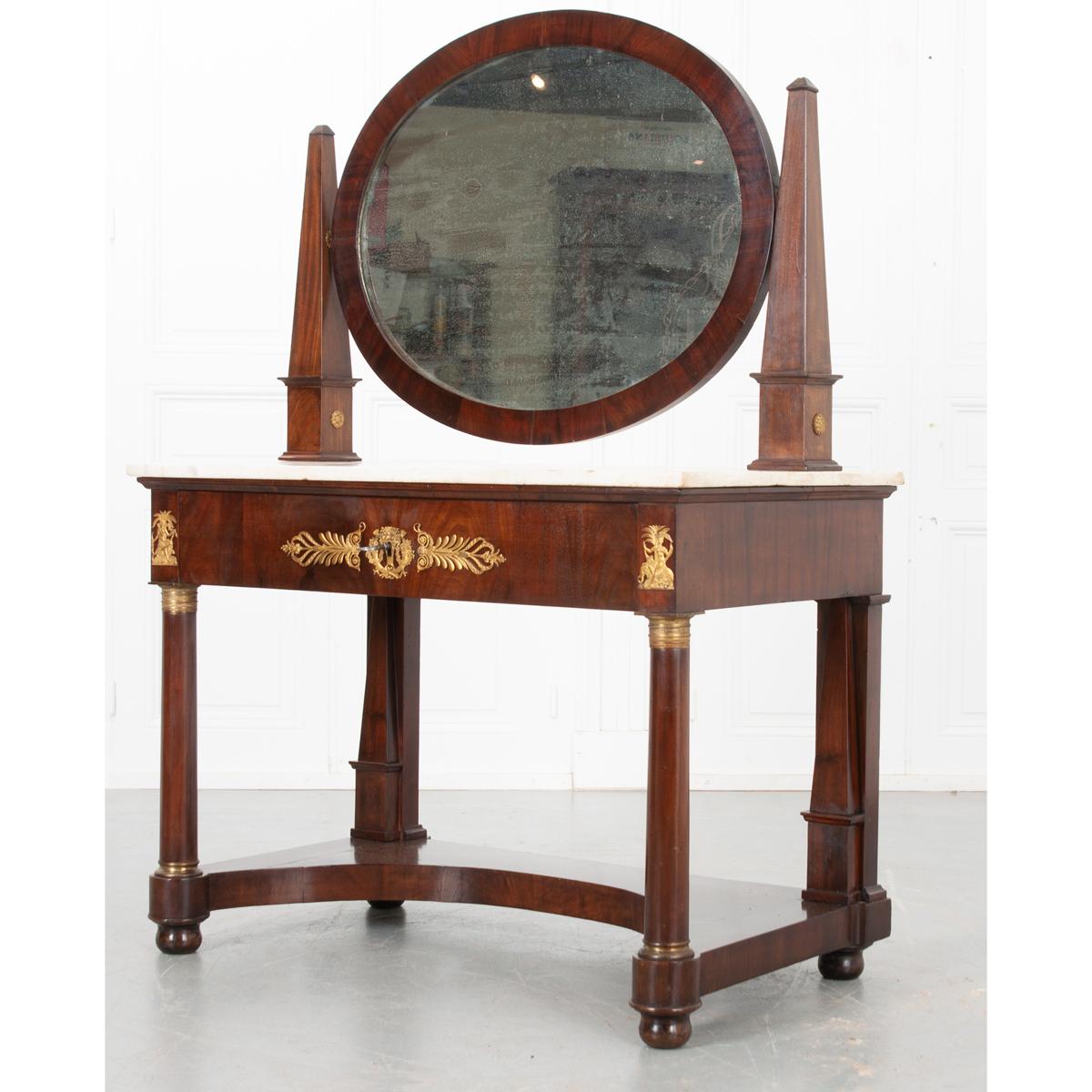 French 19th Century Empire Dressing Table For Sale 4