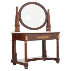 Antique French 19th Century Empire Dressing Table