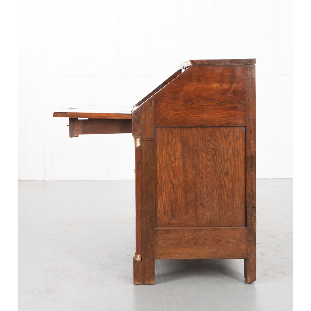 French 19th Century Empire Drop Front Desk In Good Condition In Baton Rouge, LA