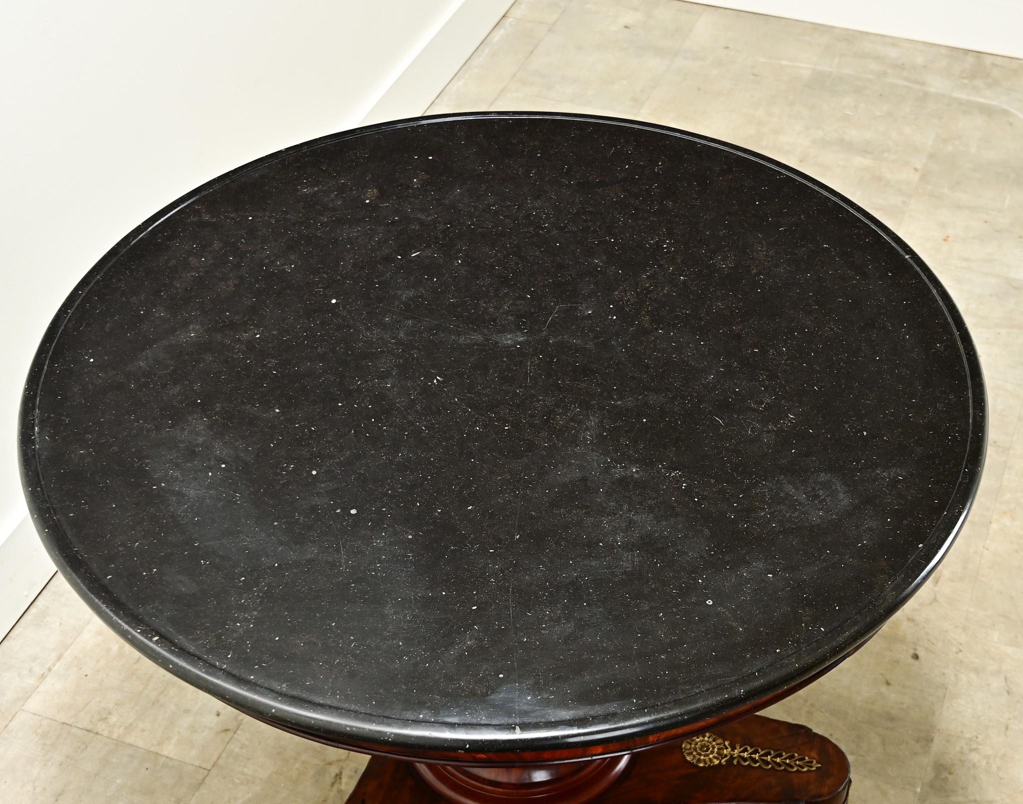 Brass French 19th Century Empire Gueridon For Sale