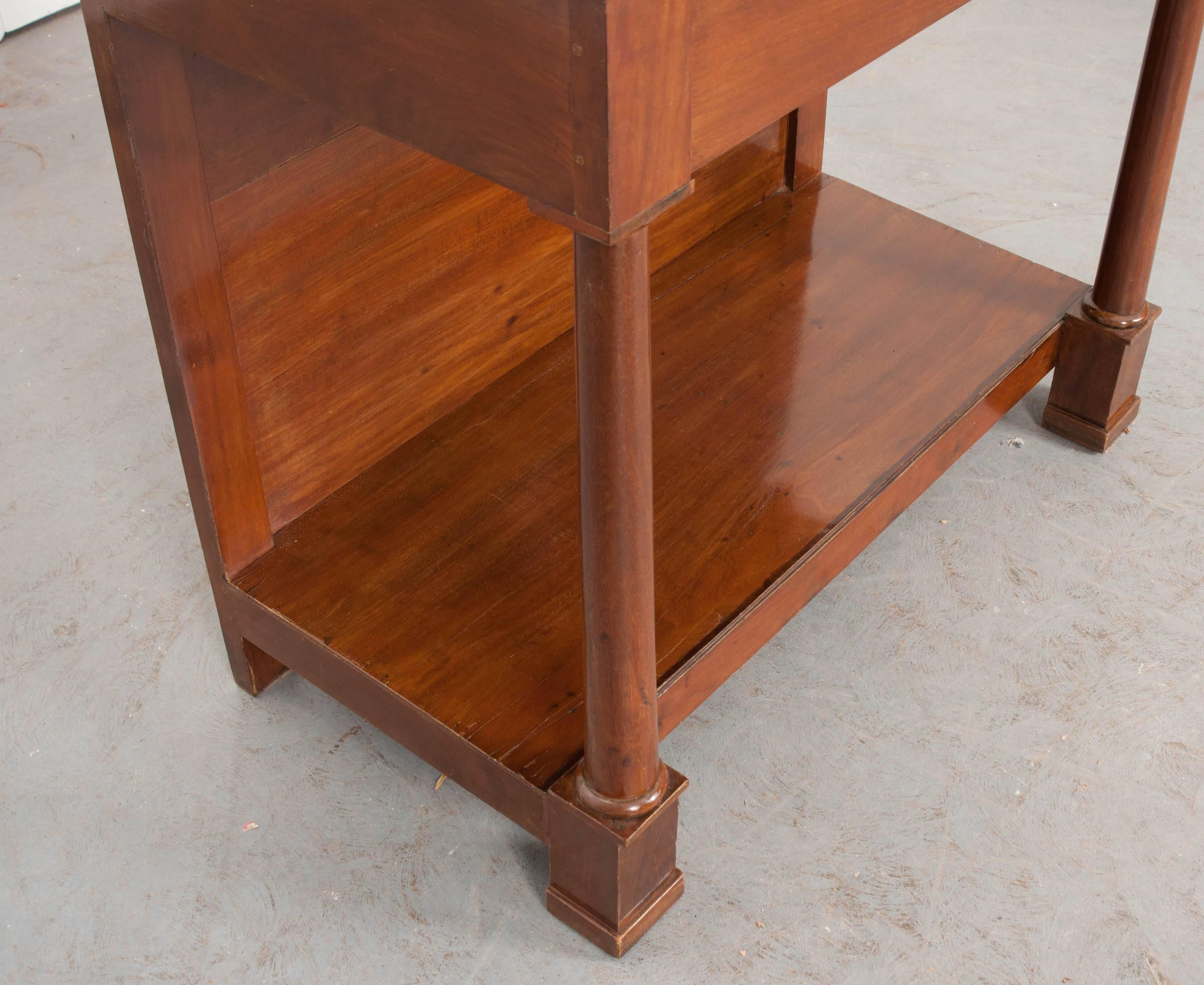 Stile impero Console in mogano Impero francese del XIX secolo in vendita