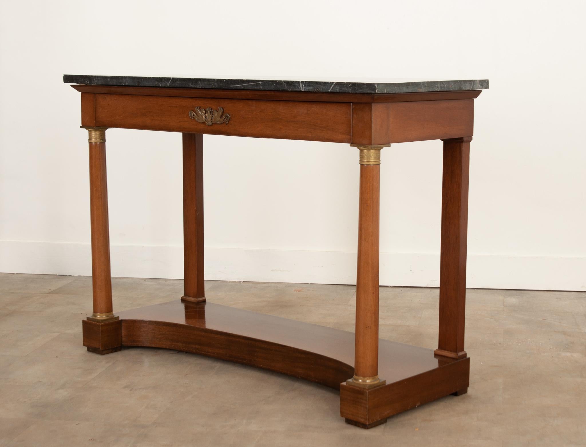 French 19th Century Empire Mahogany Console 3