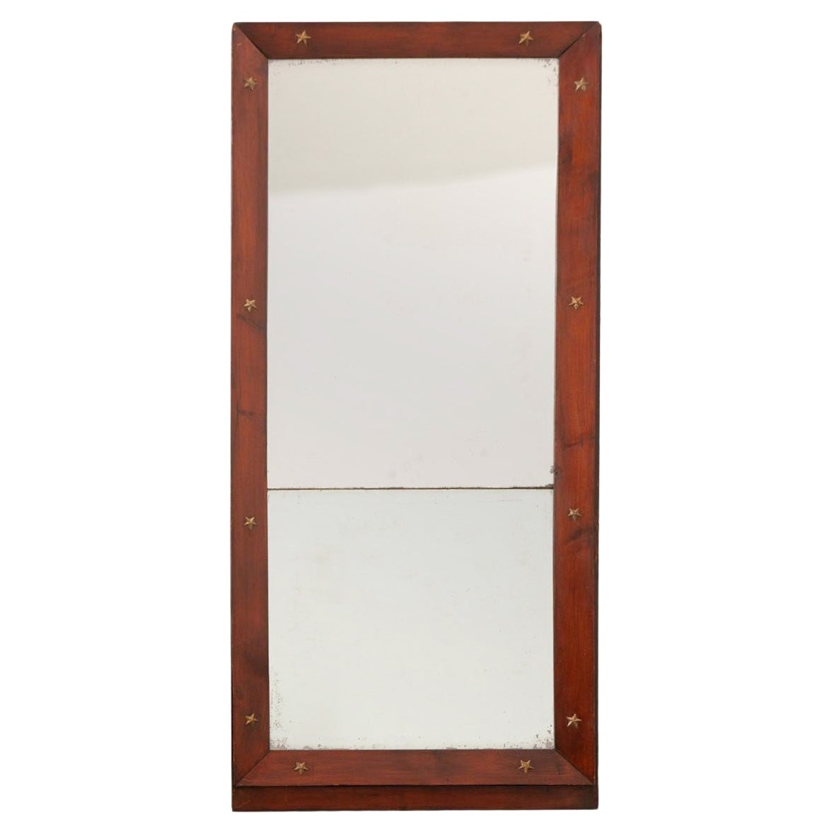 French 19th Century Empire Mahogany Mirror