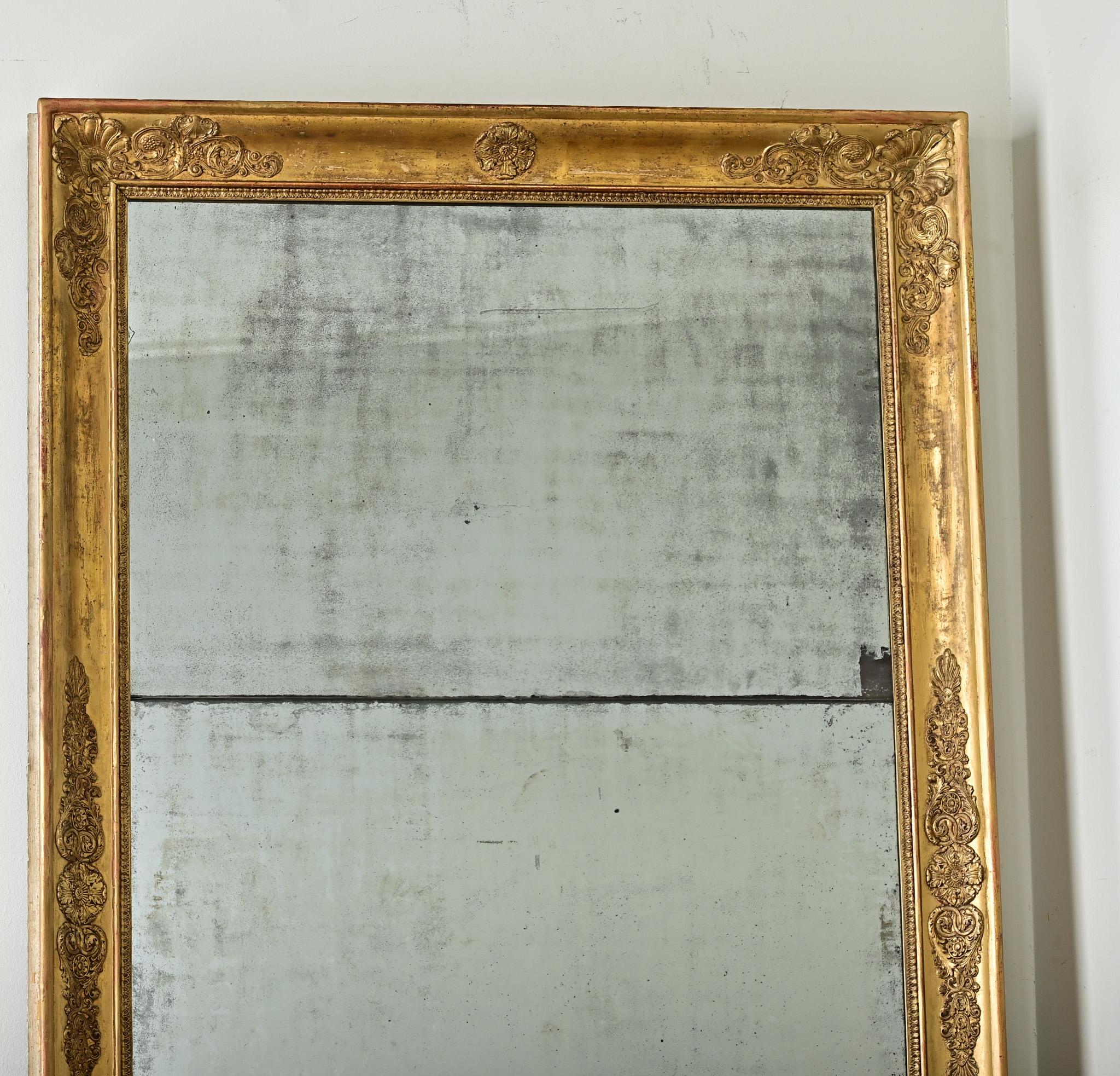 Gilt French 19th Century Empire Mirror