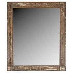 French 19th Century Empire Painted Mercury-Glass Mirror