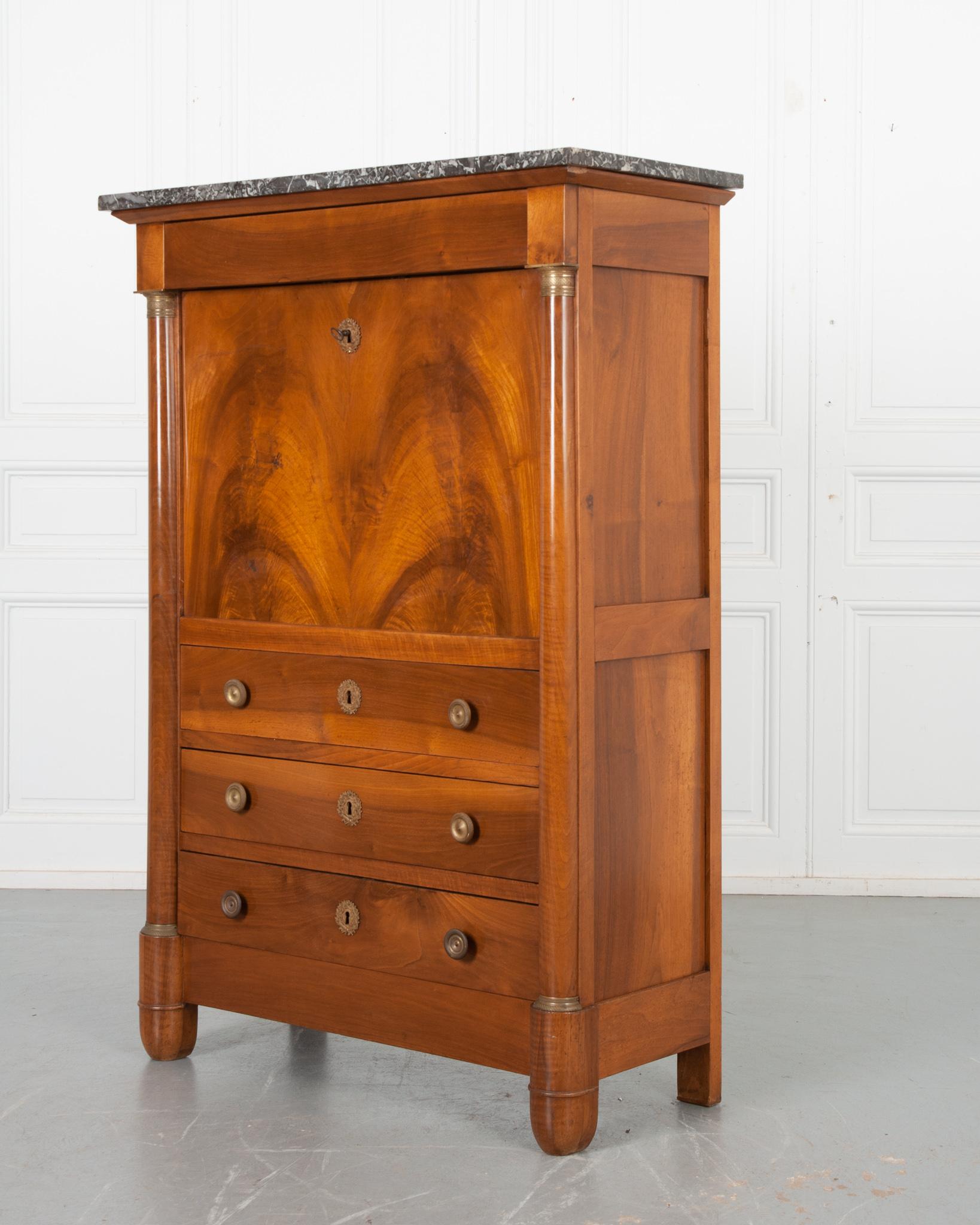 French 19th Century Empire Secrétaire à Abattant For Sale 2