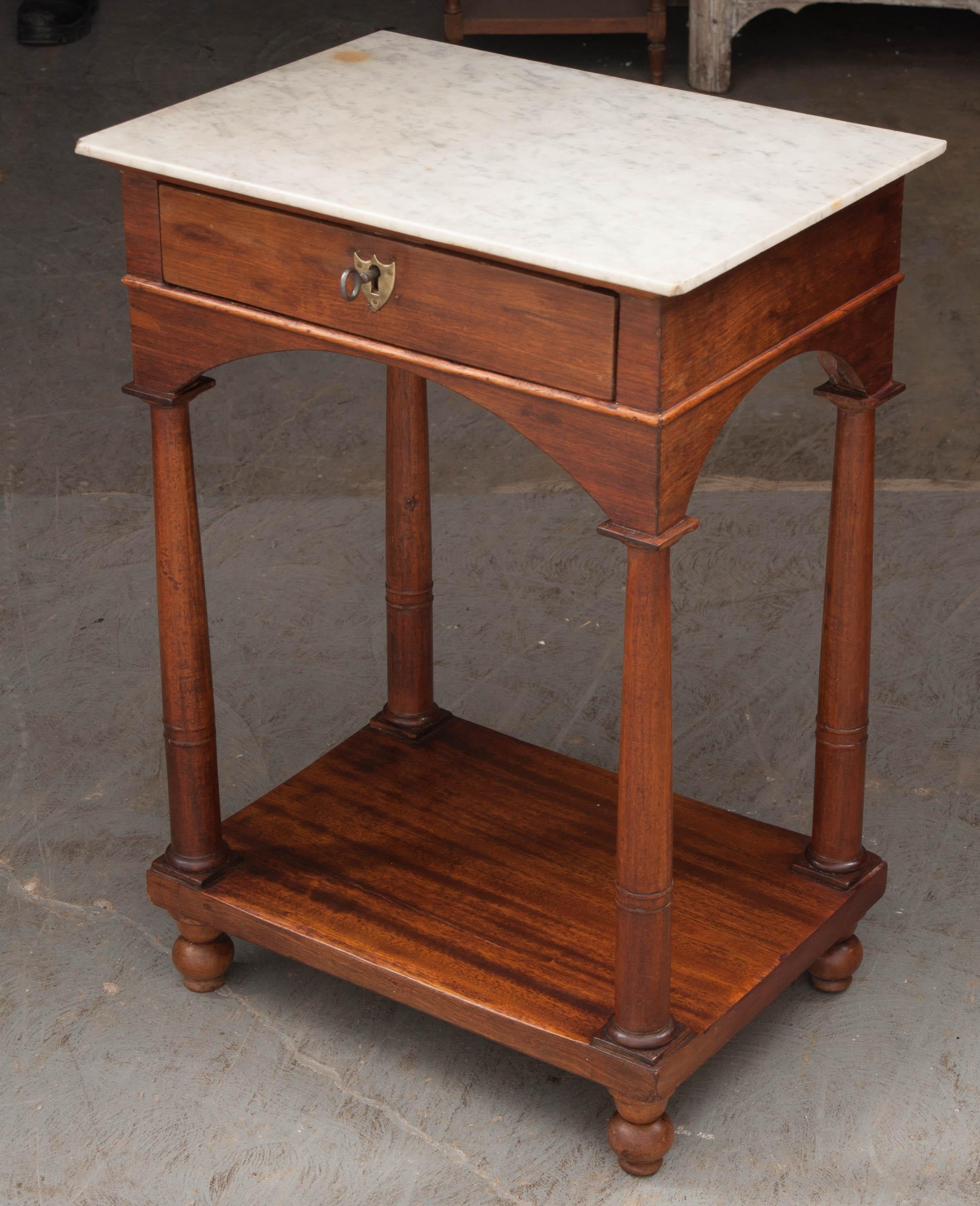 French 19th Century Empire Side Table In Good Condition In Baton Rouge, LA