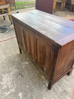 French 19th Century Empire Solid Walnut Chest of Drawers / Commode